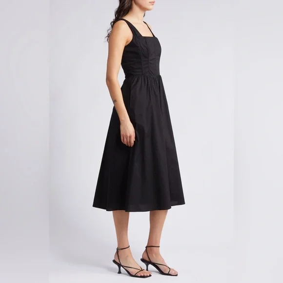 Chealsea28 Sleeveless Corset Bodice Dress - Picture 2 of 14